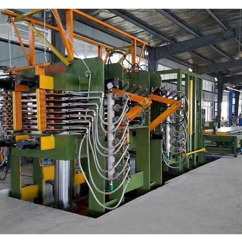 Ecological board automatic paving line